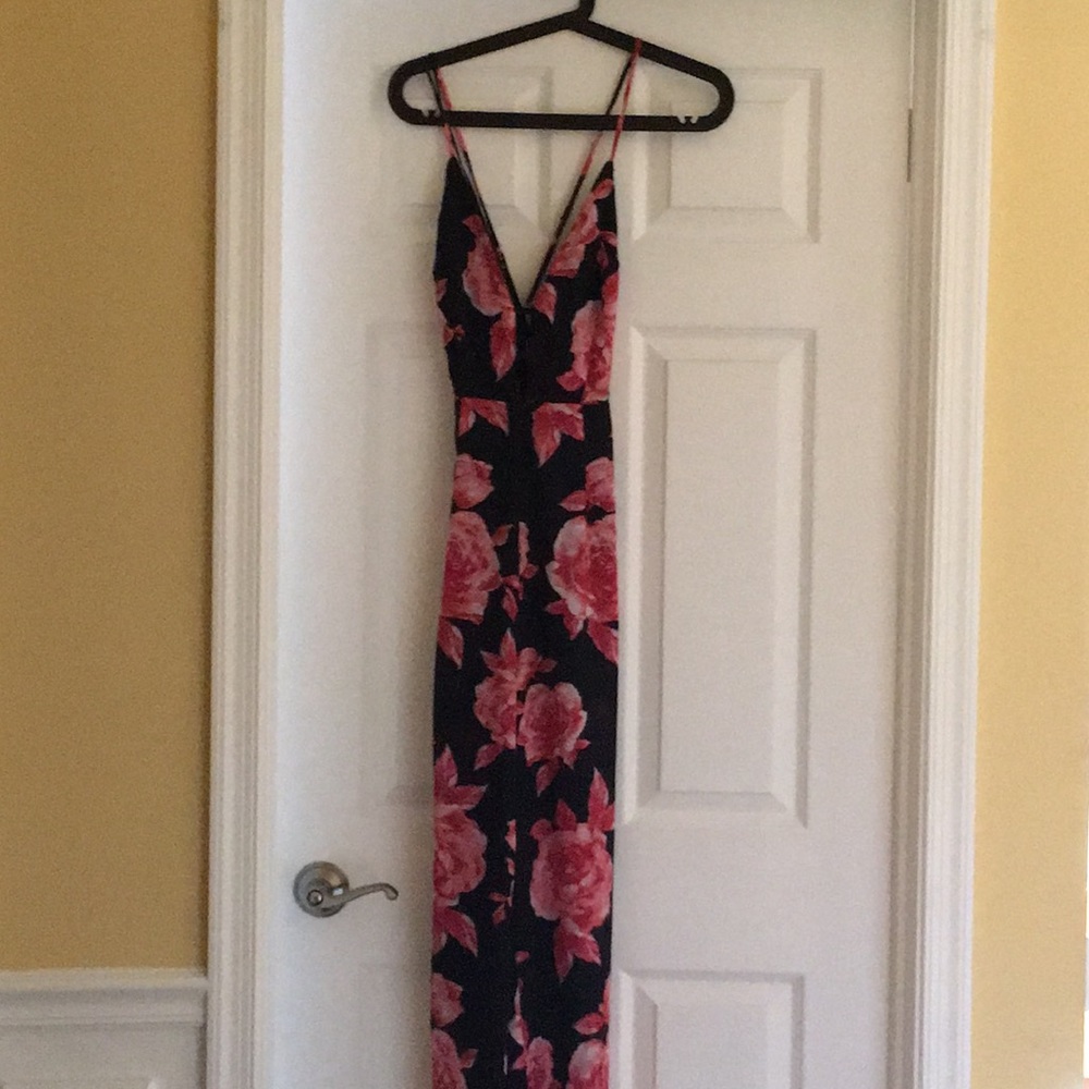 forever 21 floral jumpsuit